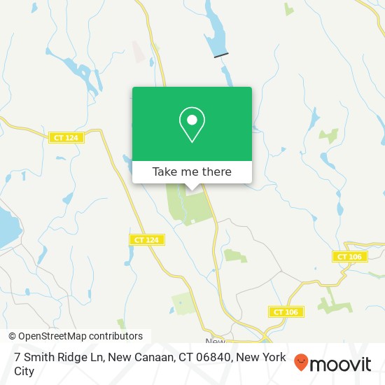 7 Smith Ridge Ln, New Canaan, CT 06840 map