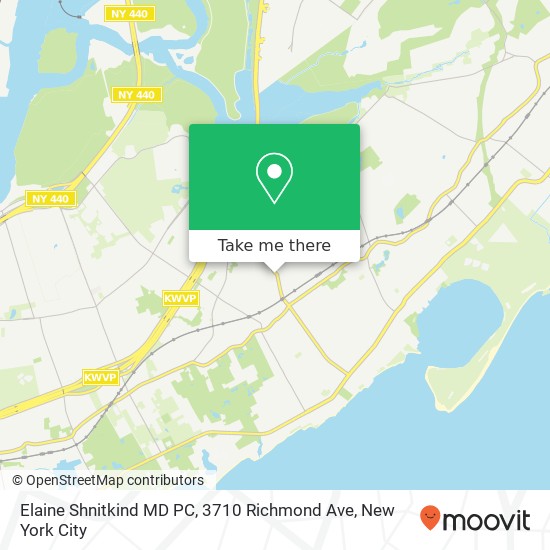 Elaine Shnitkind MD PC, 3710 Richmond Ave map