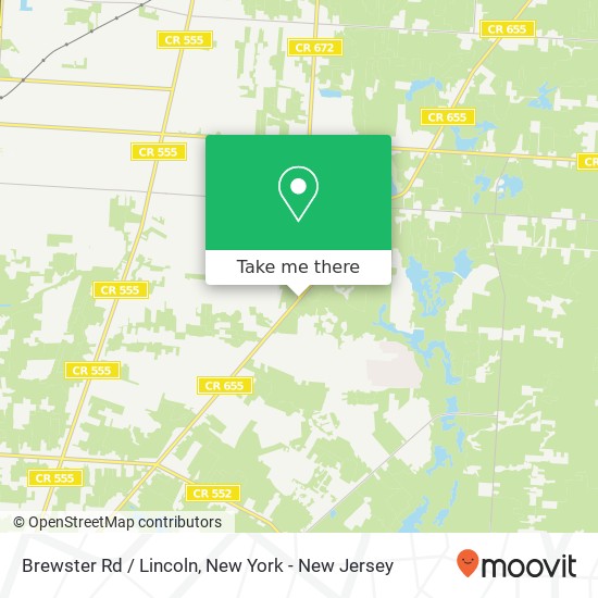 Mapa de Brewster Rd / Lincoln, Vineland, NJ 08361