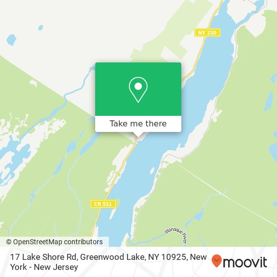 17 Lake Shore Rd, Greenwood Lake, NY 10925 map