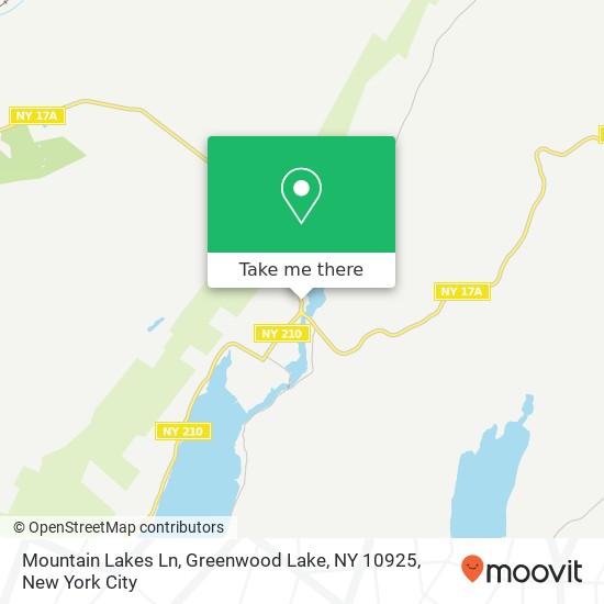 Mountain Lakes Ln, Greenwood Lake, NY 10925 map