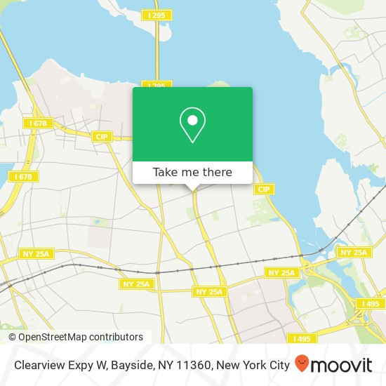 Clearview Expy W, Bayside, NY 11360 map