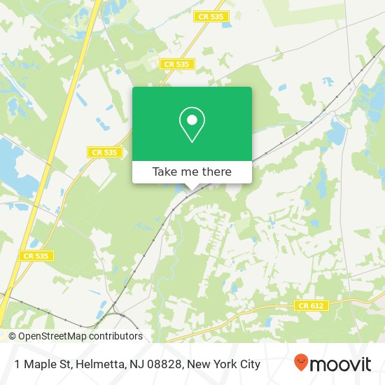 1 Maple St, Helmetta, NJ 08828 map