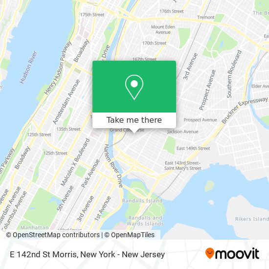 Mapa de E 142nd St Morris