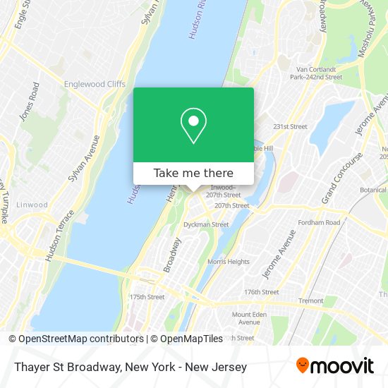 Mapa de Thayer St Broadway