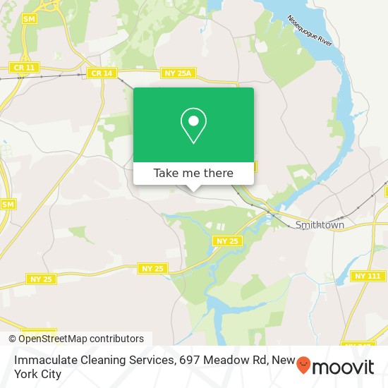 Immaculate Cleaning Services, 697 Meadow Rd map