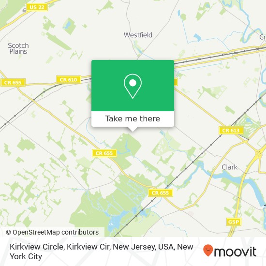 Kirkview Circle, Kirkview Cir, New Jersey, USA map