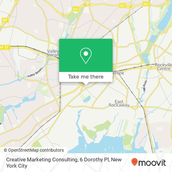 Mapa de Creative Marketing Consulting, 6 Dorothy Pl