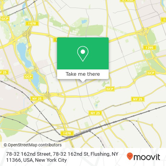 78-32 162nd Street, 78-32 162nd St, Flushing, NY 11366, USA map