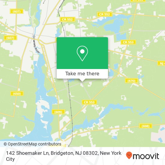 142 Shoemaker Ln, Bridgeton, NJ 08302 map