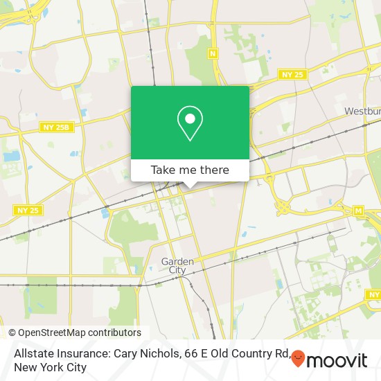 Allstate Insurance: Cary Nichols, 66 E Old Country Rd map