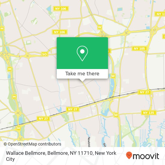 Mapa de Wallace Bellmore, Bellmore, NY 11710