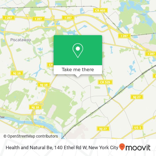 Mapa de Health and Natural Be, 140 Ethel Rd W