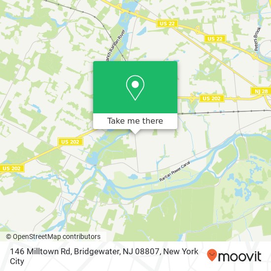 146 Milltown Rd, Bridgewater, NJ 08807 map