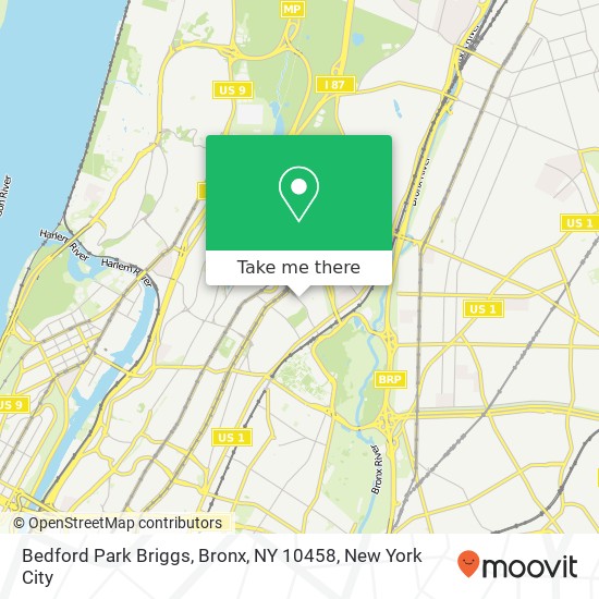 Bedford Park Briggs, Bronx, NY 10458 map