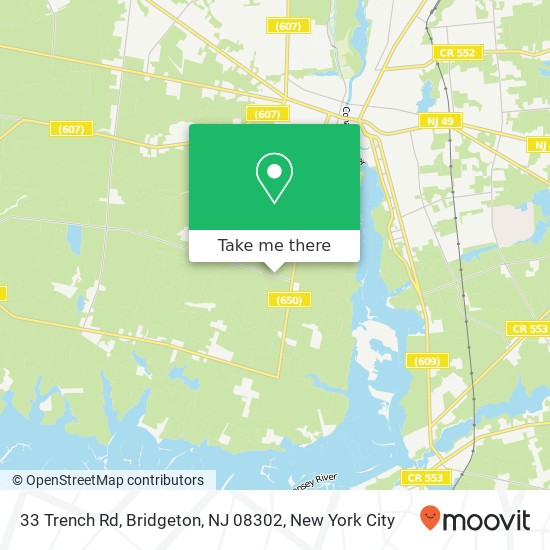 33 Trench Rd, Bridgeton, NJ 08302 map