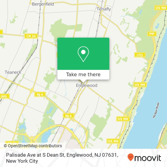 Palisade Ave at S Dean St, Englewood, NJ 07631 map