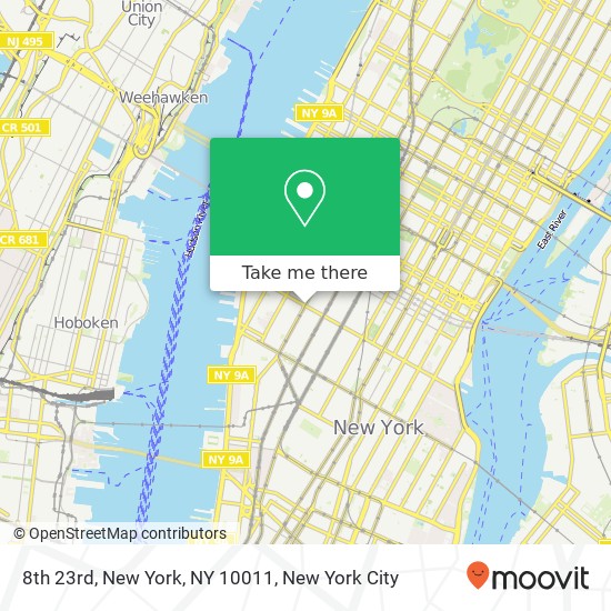 8th 23rd, New York, NY 10011 map