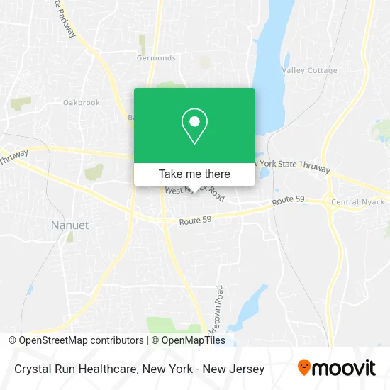 Crystal Run Healthcare map
