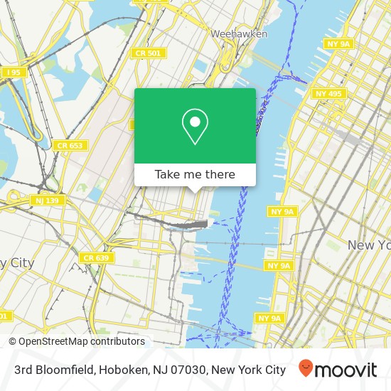 3rd Bloomfield, Hoboken, NJ 07030 map