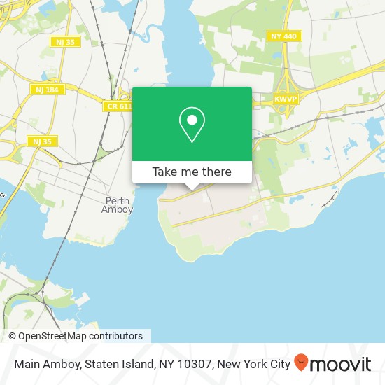 Mapa de Main Amboy, Staten Island, NY 10307