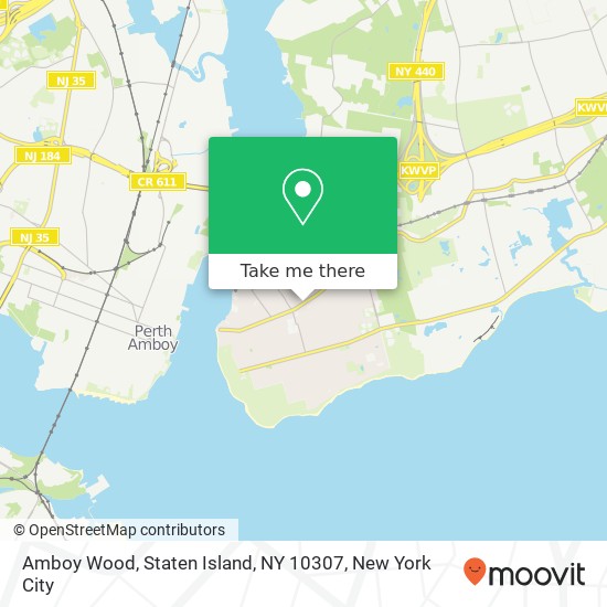 Mapa de Amboy Wood, Staten Island, NY 10307