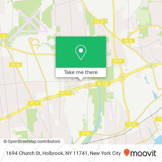 1694 Church St, Holbrook, NY 11741 map