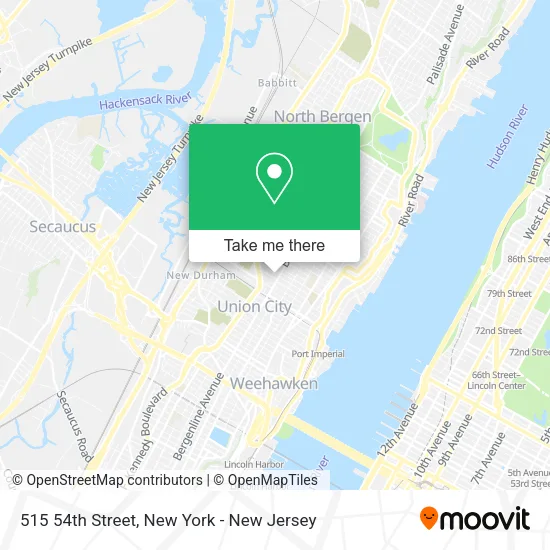 515 54th Street map