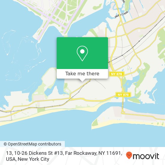 13, 10-26 Dickens St #13, Far Rockaway, NY 11691, USA map