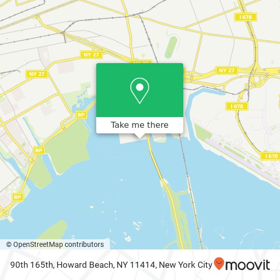 90th 165th, Howard Beach, NY 11414 map