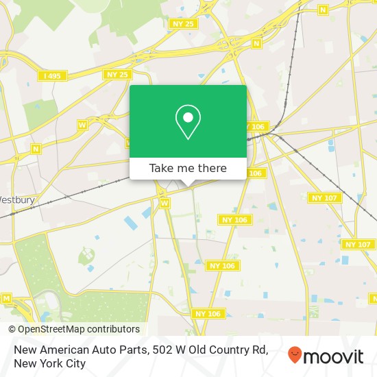 New American Auto Parts, 502 W Old Country Rd map