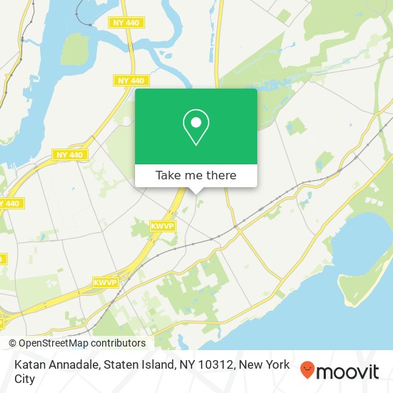 Mapa de Katan Annadale, Staten Island, NY 10312