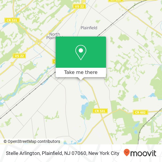 Stelle Arlington, Plainfield, NJ 07060 map