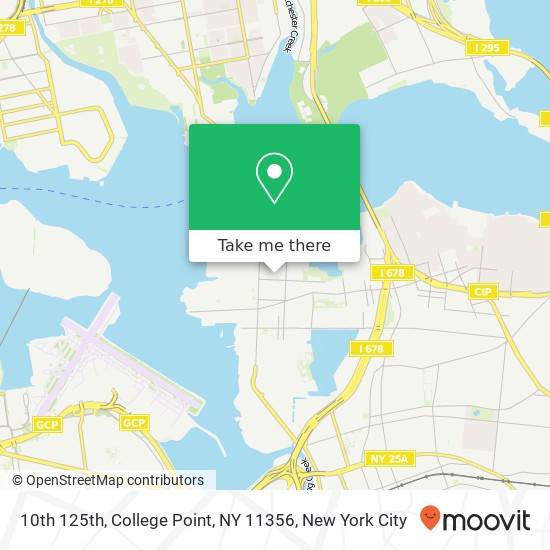 10th 125th, College Point, NY 11356 map