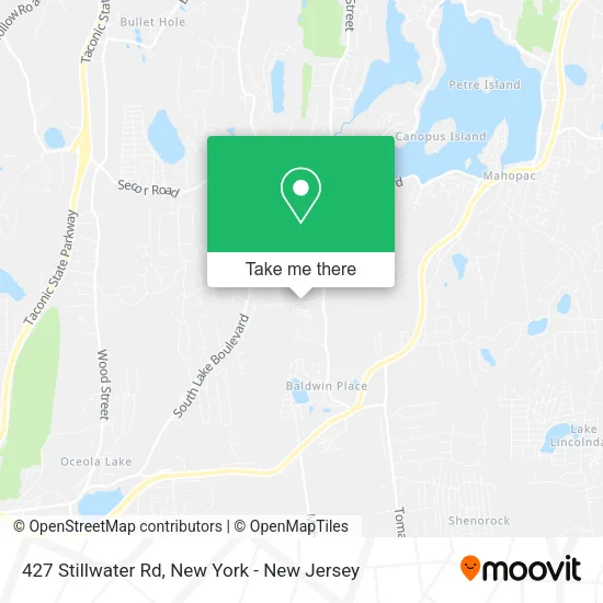 427 Stillwater Rd map