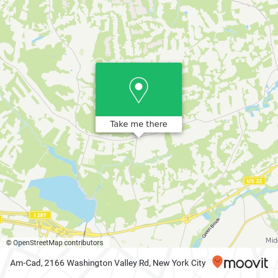 Mapa de Am-Cad, 2166 Washington Valley Rd