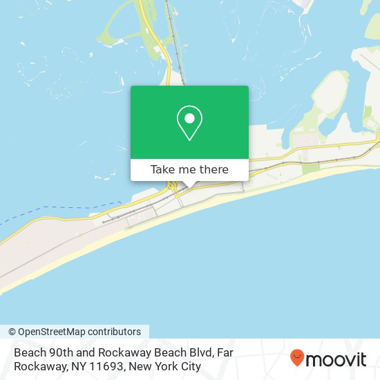 Beach 90th and Rockaway Beach Blvd, Far Rockaway, NY 11693 map
