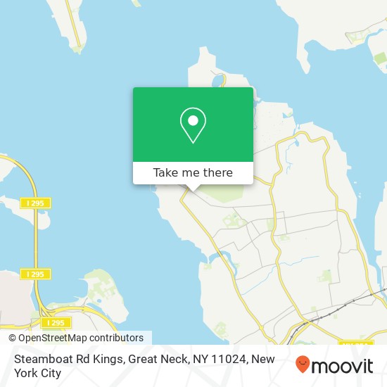 Mapa de Steamboat Rd Kings, Great Neck, NY 11024
