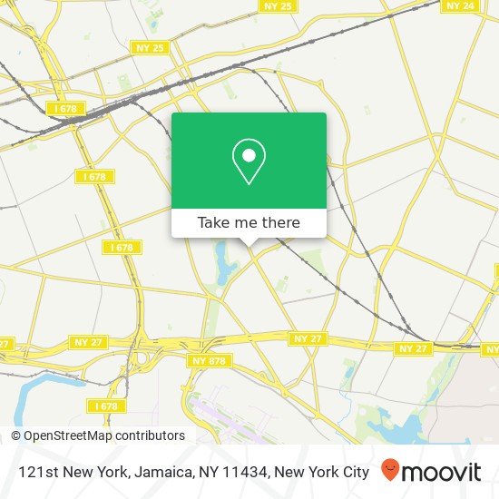 Mapa de 121st New York, Jamaica, NY 11434