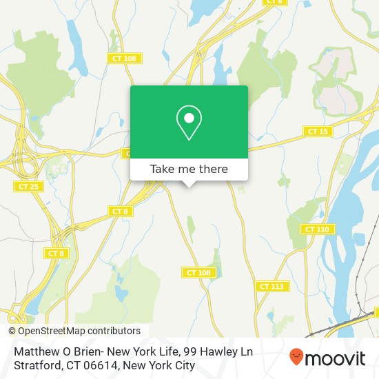 Matthew O Brien- New York Life, 99 Hawley Ln Stratford, CT 06614 map