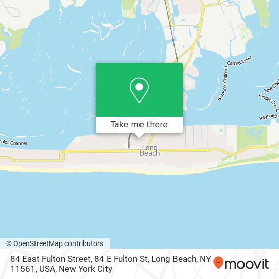 84 East Fulton Street, 84 E Fulton St, Long Beach, NY 11561, USA map
