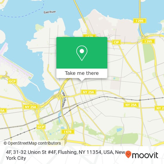 Mapa de 4F, 31-32 Union St #4F, Flushing, NY 11354, USA