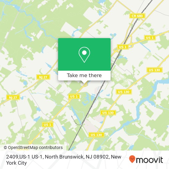Mapa de 2409,US-1 US-1, North Brunswick, NJ 08902