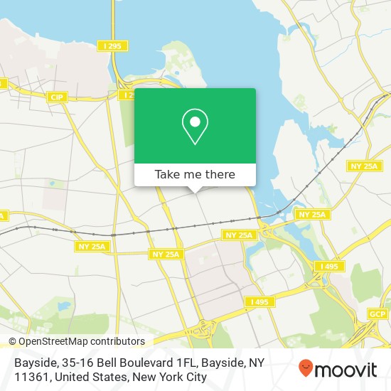 Mapa de Bayside, 35-16 Bell Boulevard 1FL, Bayside, NY 11361, United States
