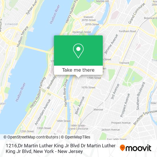 Mapa de 1216,Dr Martin Luther King Jr Blvd Dr Martin Luther King Jr Blvd