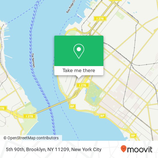 5th 90th, Brooklyn, NY 11209 map