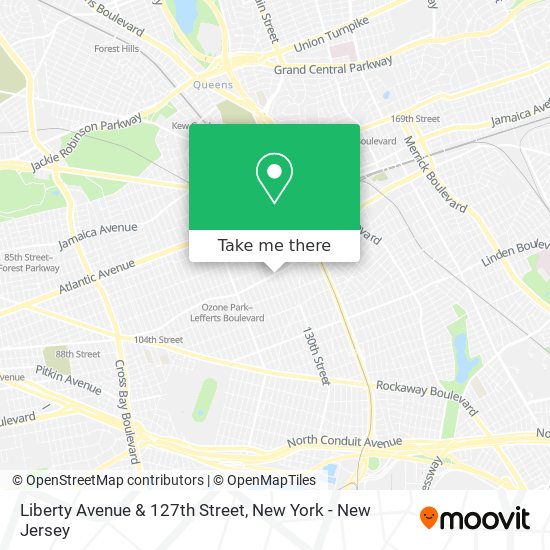 Mapa de Liberty Avenue & 127th Street