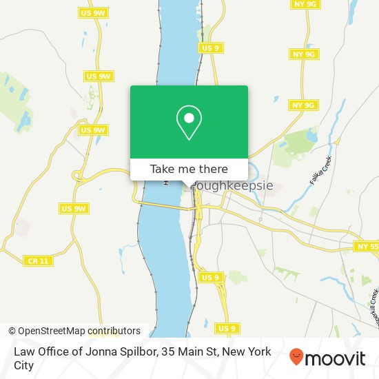 Law Office of Jonna Spilbor, 35 Main St map
