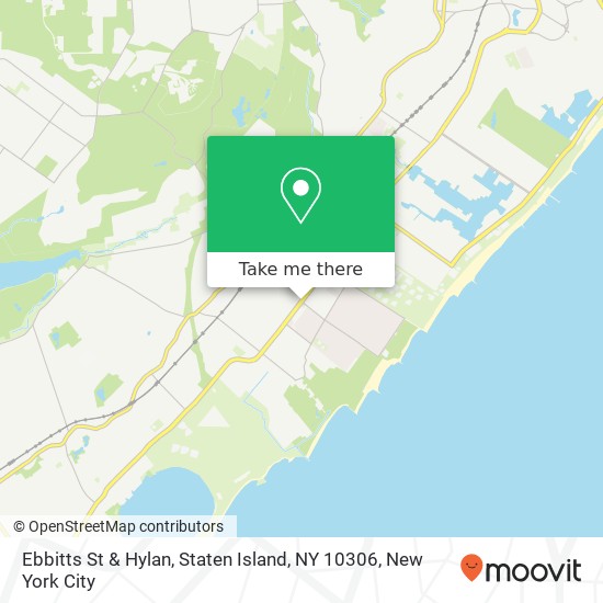 Ebbitts St & Hylan, Staten Island, NY 10306 map