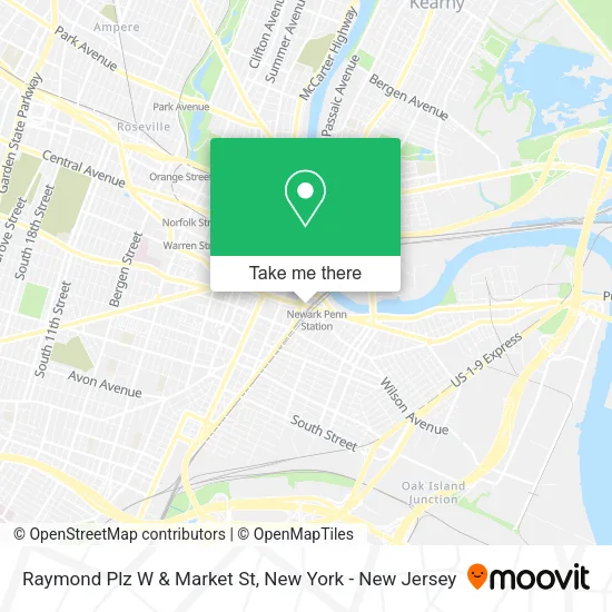 Raymond Plz W & Market St map